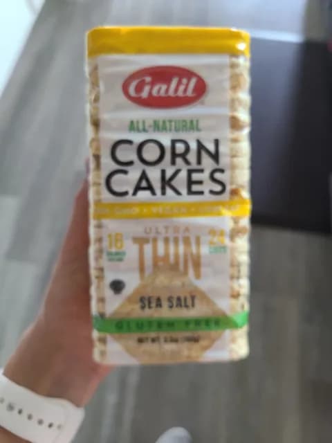 Galil Ultra Thin Sea Salt Corn Cakes