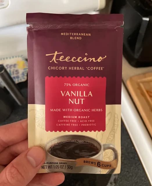 Teeccino Vanilla Nut Chicory Herbal Coffee