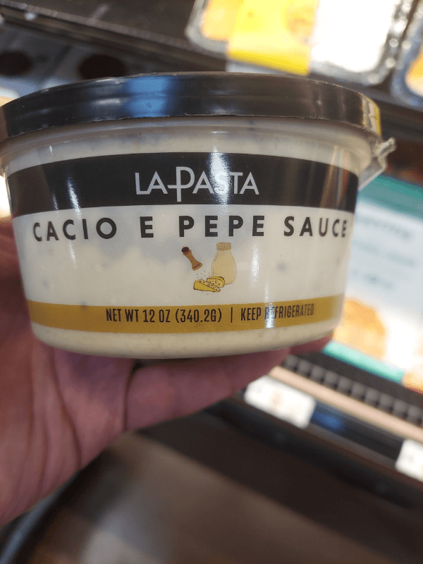 La Pasta Cacio E Pepe Sauce