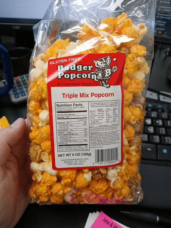 Badger Popcorn & Concession Supply Co. Triple Mix Popcorn