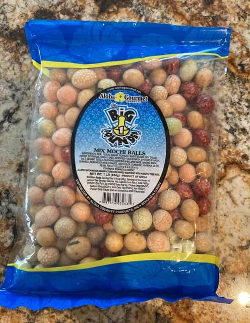Aloha Gourmet Products Da Big 1 Pounder Mix Mochi Balls