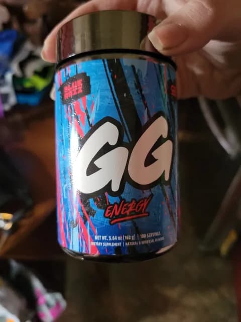 Gamer Supps Blue Razz Gg Energy