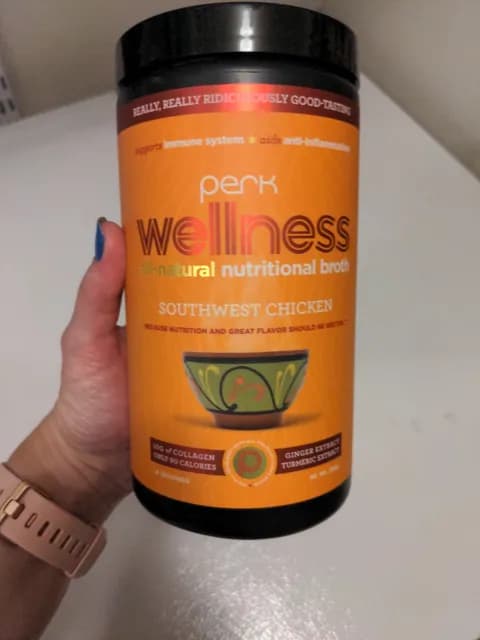 Perk Wellness Southwest Chicken All-Natural Nutritional Broth