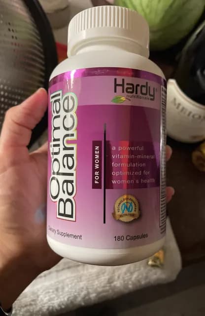 Hardy Nutritionals Optimal Balance Supplement For Women 180 Capsules