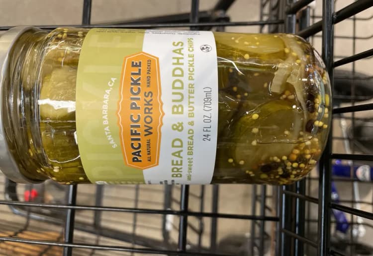 Pacific Pickle Bread & Buddhas Semi-Sweet Bread & Butter Pickle Chips