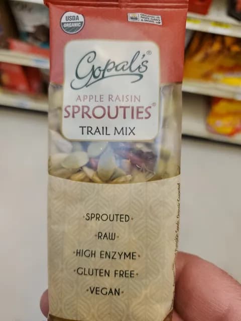 Gopal'S Apple Raisin Trail Mix Sprouties