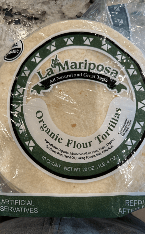 La Mariposa Organic Flour Tortillas
