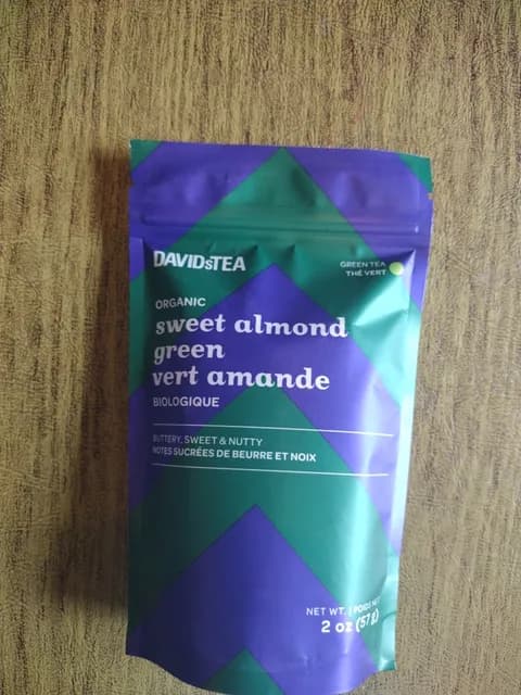 Davidstea Organic Sweet Almond Green Tea
