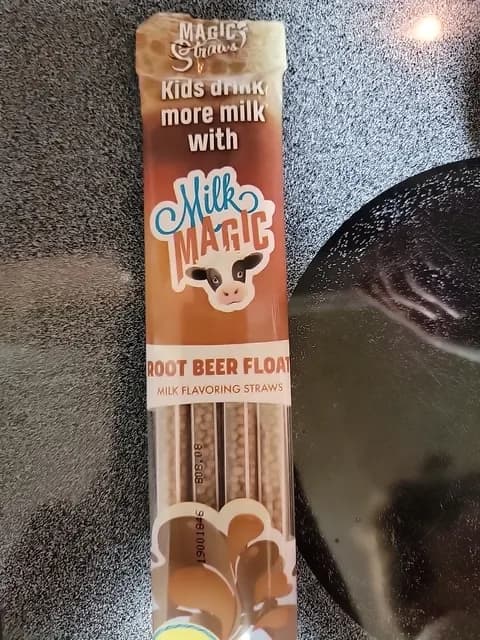 Milk Magic Root Beer Float Milk Flavoring Straws