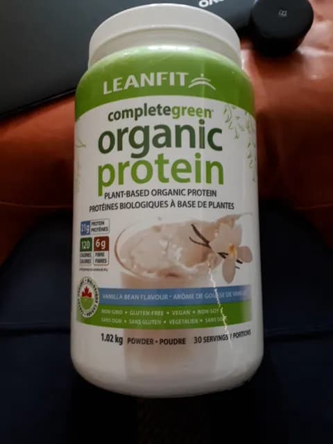 Leanfit Complete Green Organic Protein Vanilla Bean Flavour