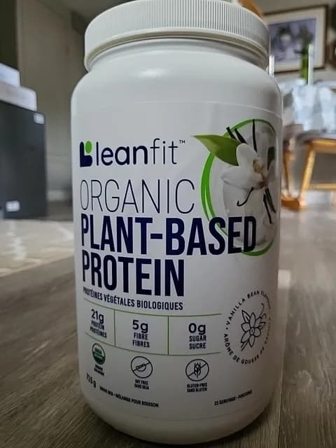 Leanfit Organic Plant-Based Protein Vanilla Bean Flavour