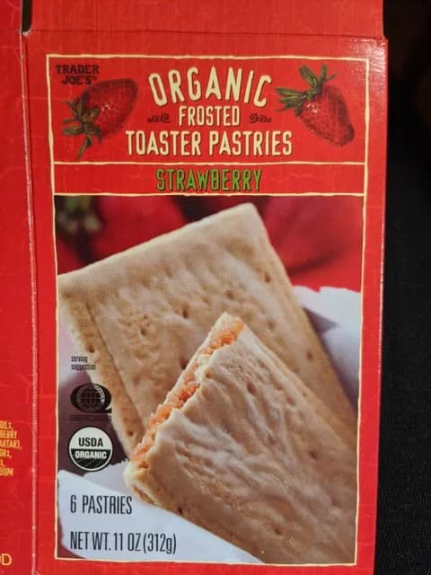 Trader Joe'S Organic Frosted Toaster Pastries Strawberry