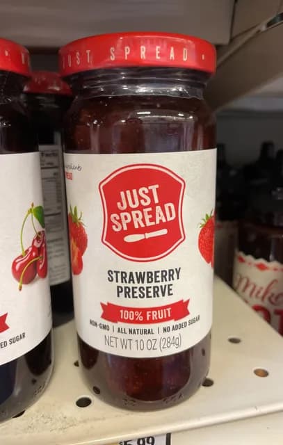 Just Spread Strawberry Preserve