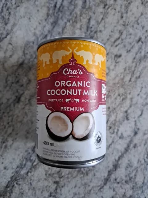 Cha'S Organics Premium Organic Coconut Milk