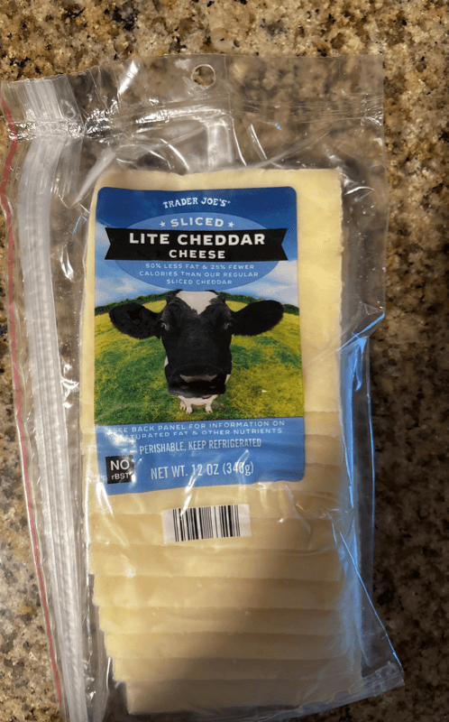 Trader Joe'S Sliced Lite Cheddar Cheese