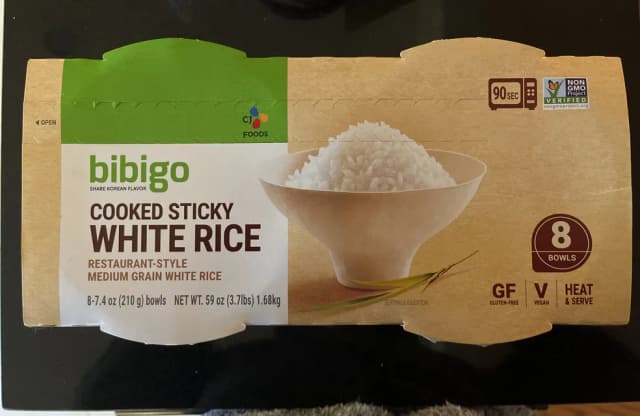 Is it Low Histamine? Cj Foods Bibigo Cooked Sticky White Rice