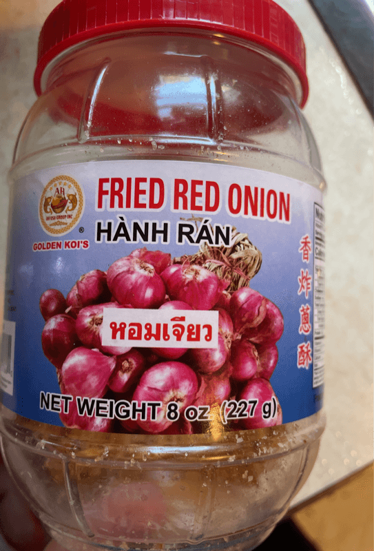 Golden Koi'S Fried Red Onion
