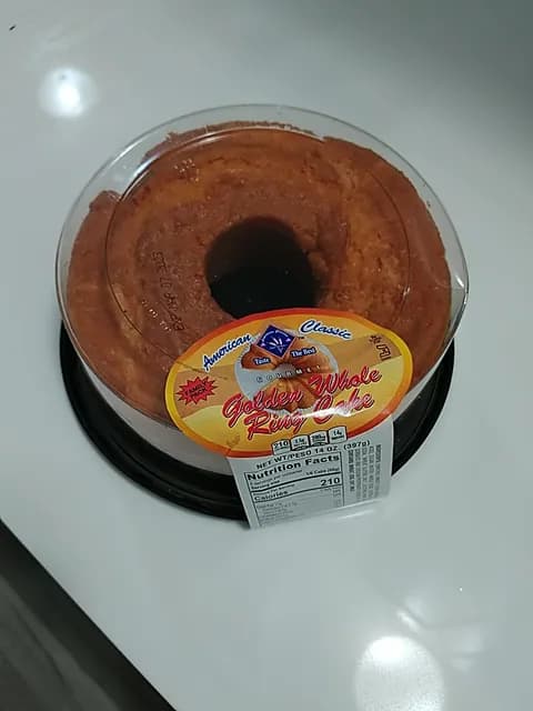 American Classic Golden Whole Ring Cake