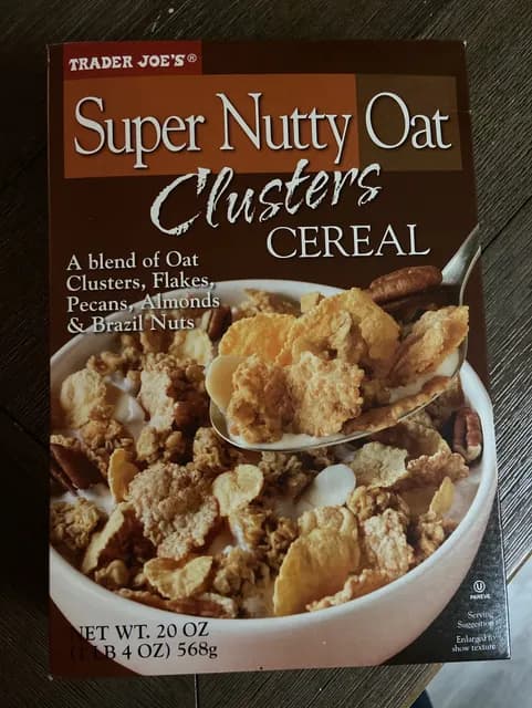 Is it Vegan? Trader Joe's Super Nutty Oat Clusters Cereal