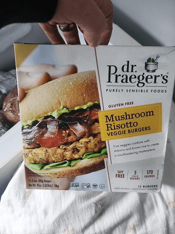 Dr. Praeger'S Purely Sensible Foods Gluten Free Mushroom Risotto Veggie Burgers