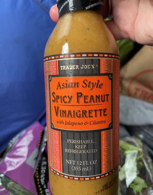 Is it Cashew Free? Trader Joe's Asian Style Spicy Peanut Vinaigrette With Jalapeño & Cilantro