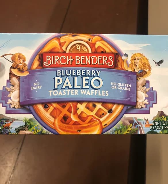 Birch Benders Blueberry Paleo Toaster Waffles