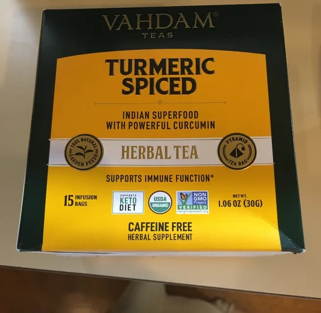 Vahdam Teas Turmeric Spiced Herbal Tea