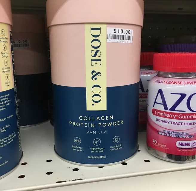 Dose & Co. Vanilla Collagen Protein Powder