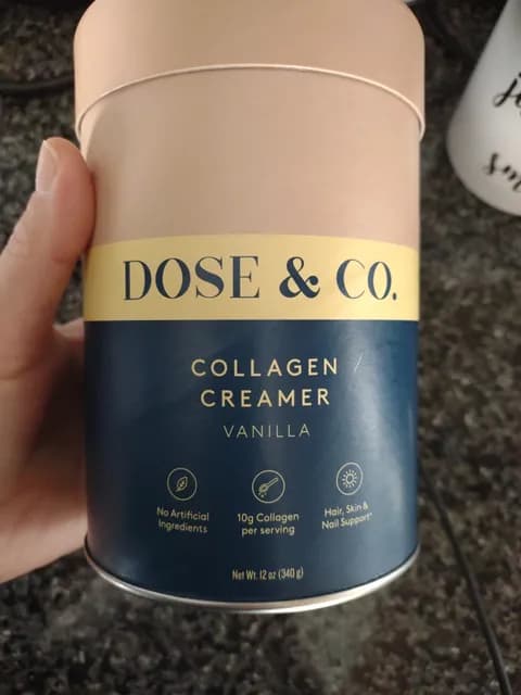 Dose & Co. Vanilla Collagen Creamer