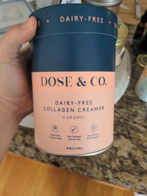 Dose & Co. Dairy-Free Collagen Creamer Caramel