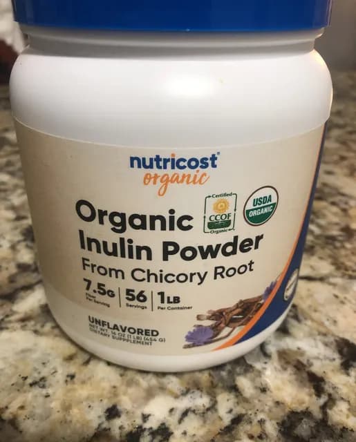 Nutricost Organic Inulin Powder From Chicory Root Unflavored