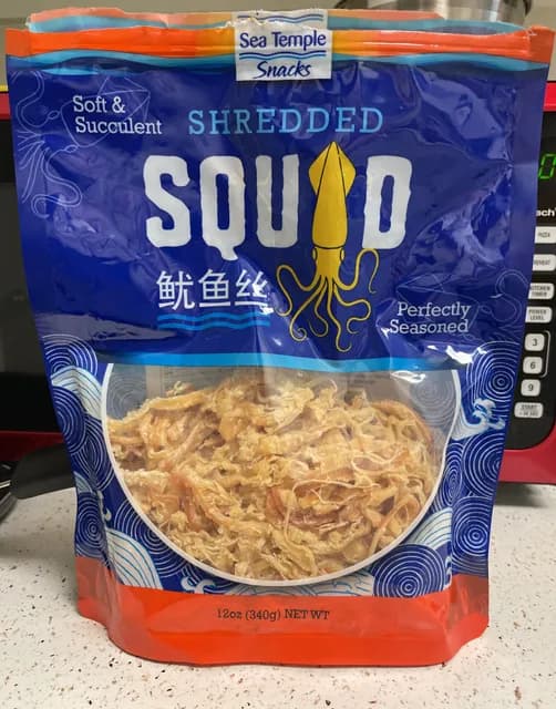 Sea Temple Snacks Shredded Squid