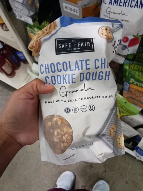 The Safe + Fair Food Company Chocolate Chip Cookie Dough Granola