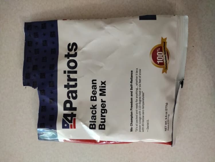 4Patriots Black Bean Burger Mix