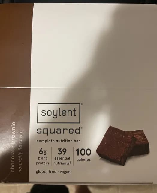 Soylent Squared Chocolate Brownie Complete Nutrition Bar