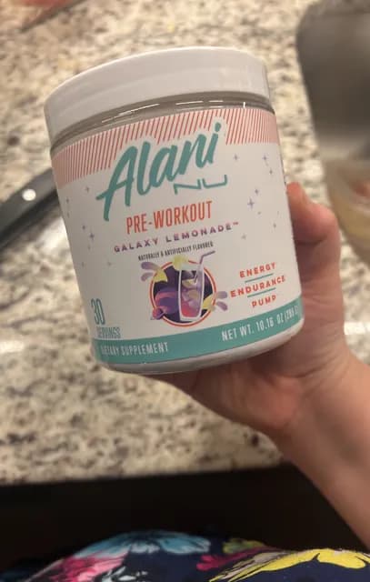 Alani Nu Pre-Workout Galaxy Lemonade Dietary Supplement