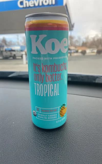 Koe Tropical Kombucha Sparkling Beverage