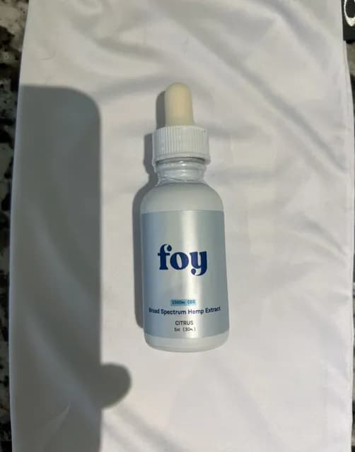 Foy Broad Spectrum Hemp Extract Citrus