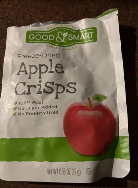 Good & Smart Freeze-Dried Apple Crisps