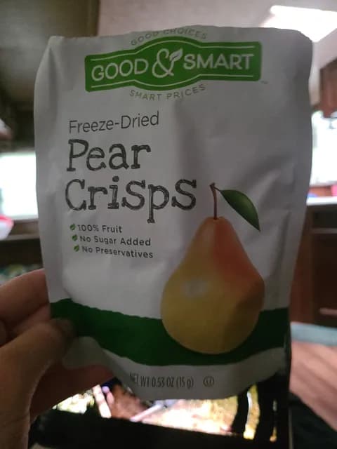 Good & Smart Freeze-Dried Pear Crisps
