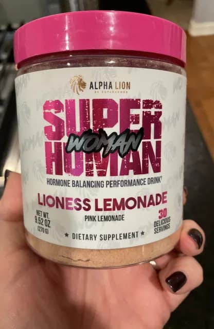 Alpha Lion Super Human Woman Lioness Lemonade