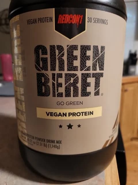 Redcon1 Green Beret Chocolate Vegan Protein Powder Drink Mix