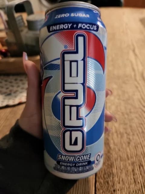 G Fuel Energy + Focus Snow Cone Energy Drink
