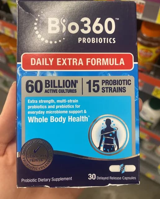 Bio360 Probiotics 60 Billion Active  Cultures