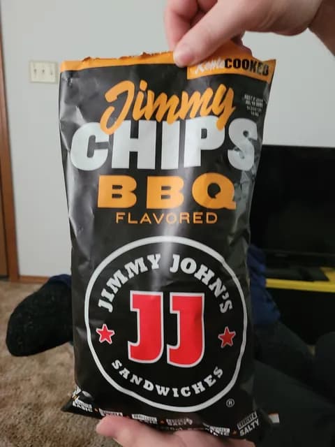 Jimmy John'S Sandwiches Jimmy Chips Bbq Flavored