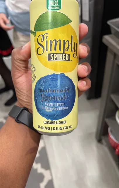 Simply Spiked Blueberry Lemonade