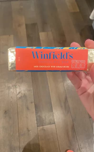 Winfield’S Chocolate Bar Milk Chocolate With Gummi Bears