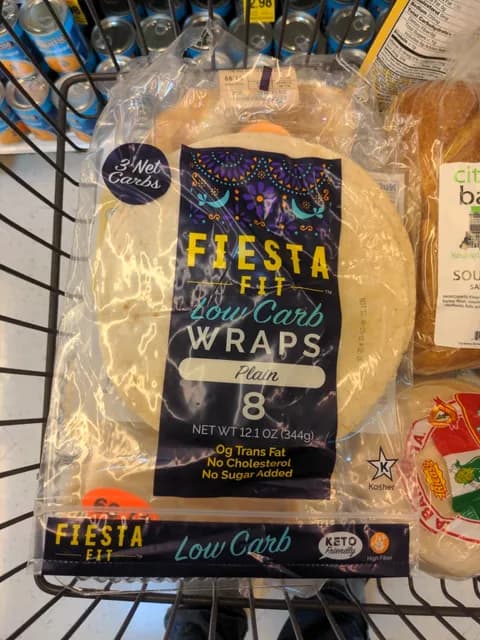 Fiesta Fit Low Carb Plain Wraps