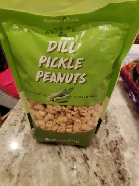 Nature'S Eats Dill Pickle Peanuts