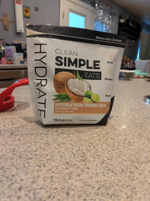 Clean Simple Eats Coconut Lime Hydration Drink Mix
